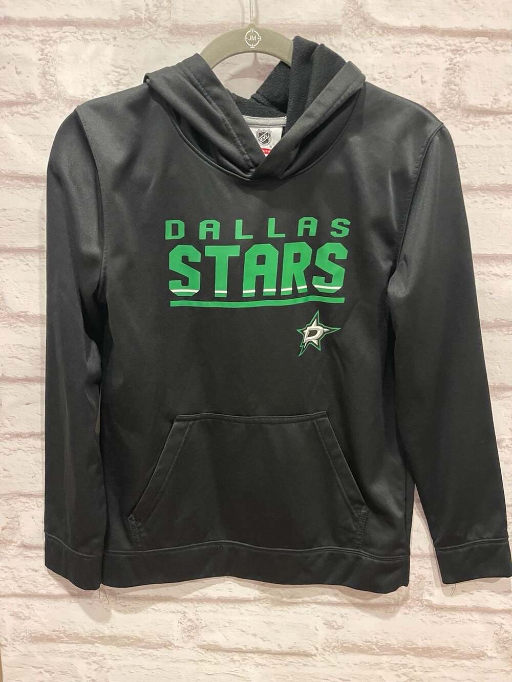 NHL Dallas Stars Youth Hoodie Black Pullover Sweatshirt